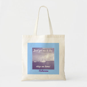 Get Me to the Ship Personalized Tote Bag