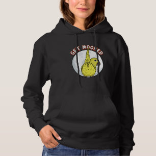 Get Mooned I Parrot Underfluffies I Yellow Parrotl Hoodie
