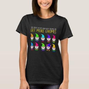 Get More Gnomes Cute Gardening Garden Green Thumb  T-Shirt