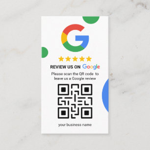 Get More Google Reviews - QR Code Business Card