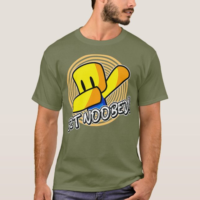 Get Noobed Meme Funny Dabbing Noob Gaming Gift T-Shirt (Front)