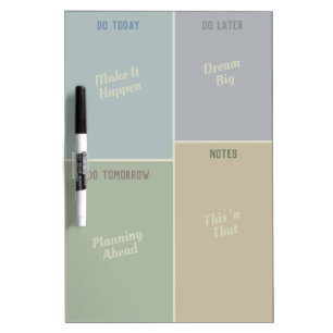 Get Organized Back to School Dry Erase Board