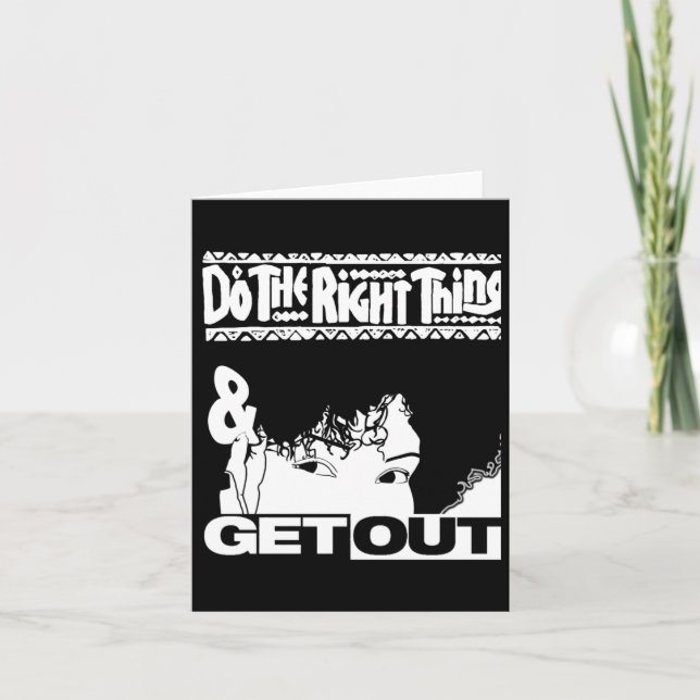 Get Out...257 Sticker  Card (Front)