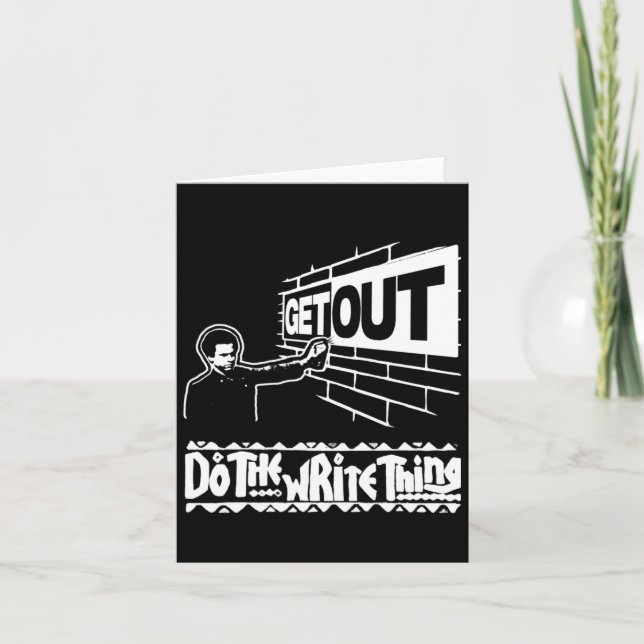 Get Out...280 Sticker  Card (Front)