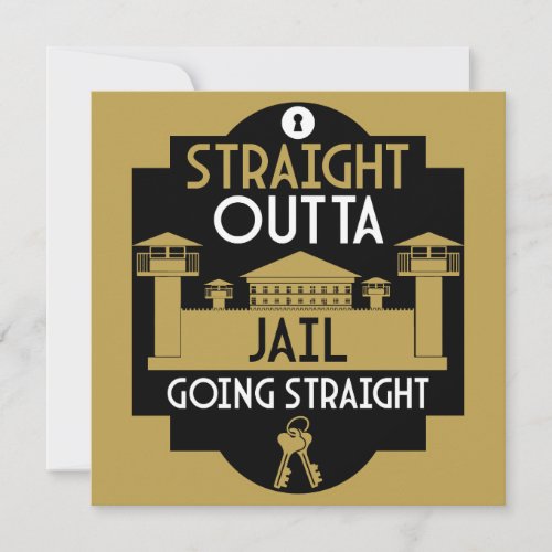 Get Out Of Jail Prison Release Gift  Card