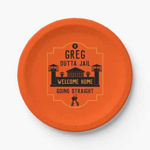 Get Out Of Jail Prison Release Gift  Paper Plates