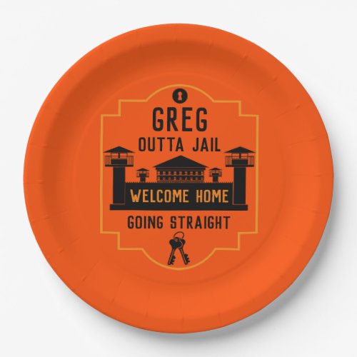 Get Out Of Jail Prison Release Gift  Paper Plates