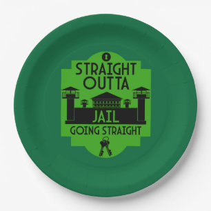 Get Out Of Jail Prison Release Gift Paper Plates