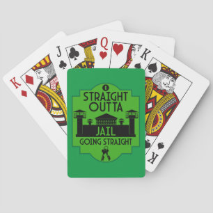 Get Out Of Jail Prison Release Gift  Poker Cards