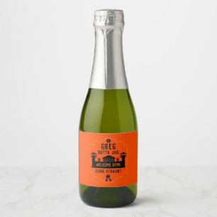 Get Out Of Jail Prison Release Gift  Sparkling Wine Label