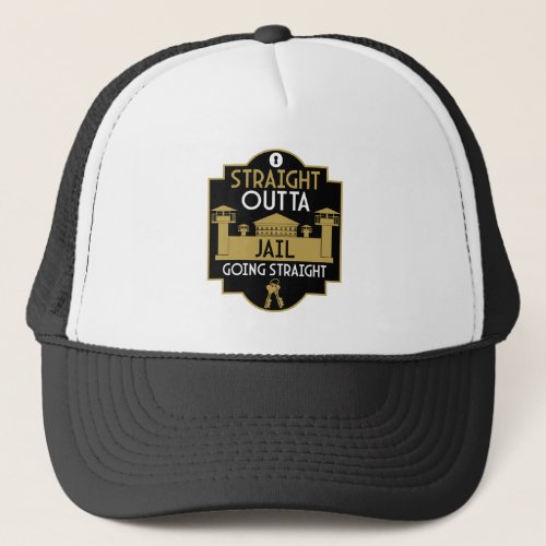 Get Out Of Jail Prison Release Gift  Trucker Hat
