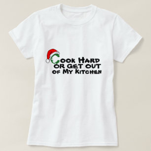 "Get Out of Kitchen" Funny Christmas Cooking T-Shirt