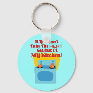 Get Out Of My Kitchen Keychain