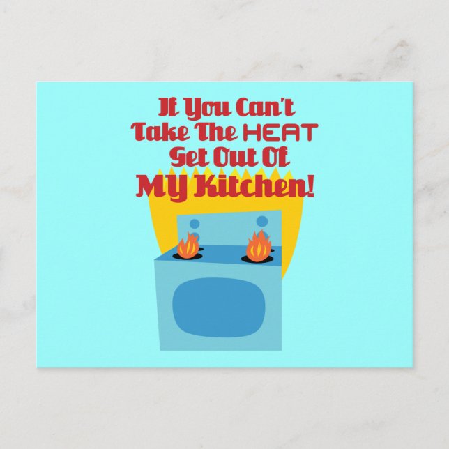 Get Out Of My Kitchen Postcard (Front)