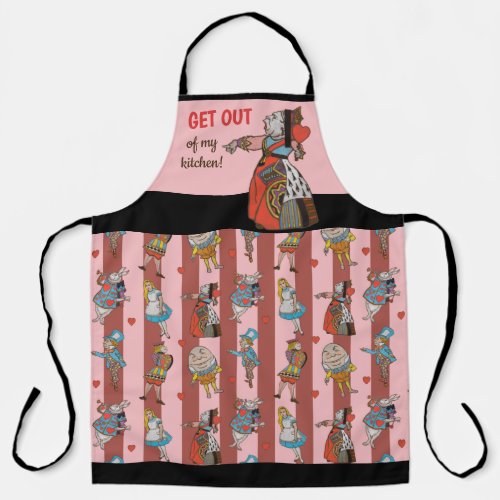 Get out of my kitchen Queen apron