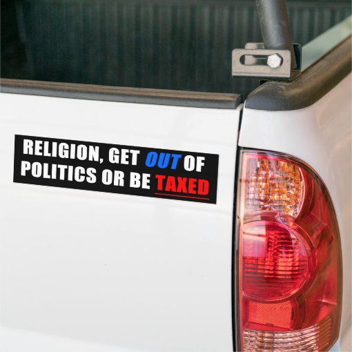 Get Out Of Politics Bumper Sticker Zazzle