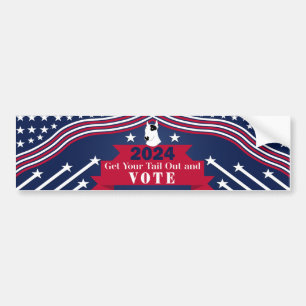 Get out the vote bumper sticker