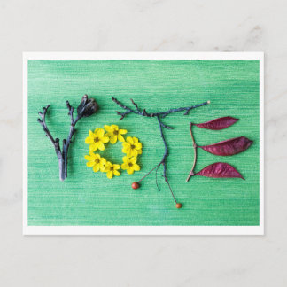 Get out the vote! postcard