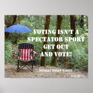 Get Out The Vote Poster