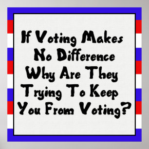 GET OUT THE VOTE POSTER