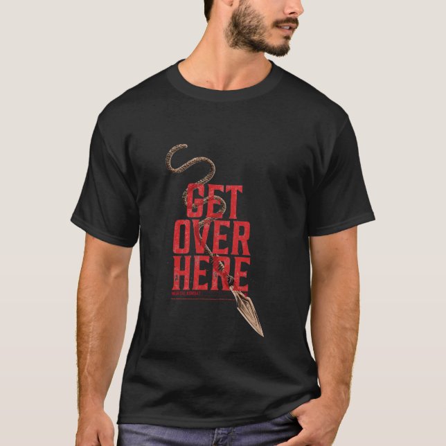 Get Over Here Mortal Combat Merch T-Shirt (Front)