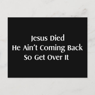 Get Over It Postcard