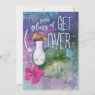 Get Over It Thank You Card