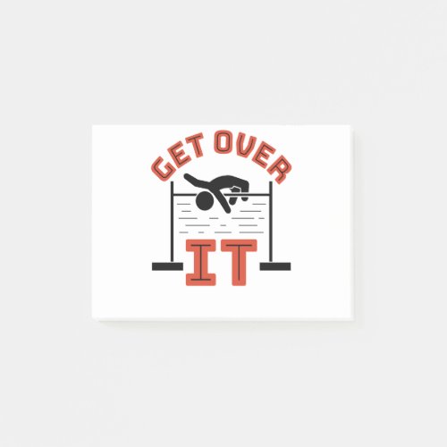 Get Over It Track and Field High Jump Post_it Notes