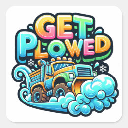 Get Plowed Sticker