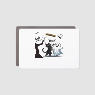 Get ready for a spook-tacular Halloween Nice party Car Magnet