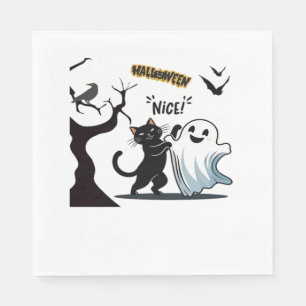 Get ready for a spook-tacular Halloween Nice party Napkins