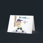 GET READY FOR FUN HAPPY BIRTHDAY CARD<br><div class="desc">This card is so cute for that special little one boy in your life. This is my grandson who is now in his 20's. We went to every game and now he is a GOLFER with free ride to college :) THANKS so much for stopping by one of my eight...</div>
