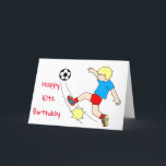 GET READY FOR FUN-YOU ARE TURNING **10** BIRTHDAY CARD<br><div class="desc">CUTE OF FOR THE SOCCER PLAYER IN "YOUR LIFE" AND THANKS so much for stopping by one of my eight stores.</div>