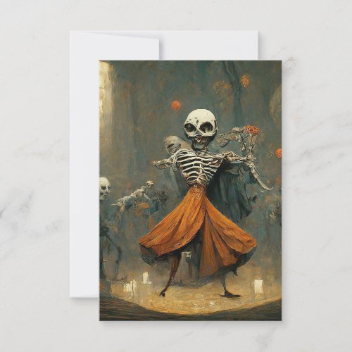 Get Ready for spine chilling Party Thank You Card