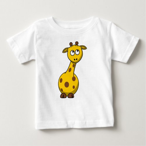 Get Ready to Laugh and Play with our Funny Giraffe Baby T_Shirt