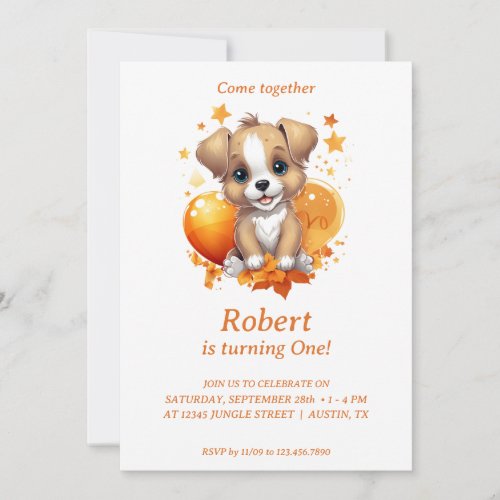 Get Ready to Paw_ty Birthday Party Invitation