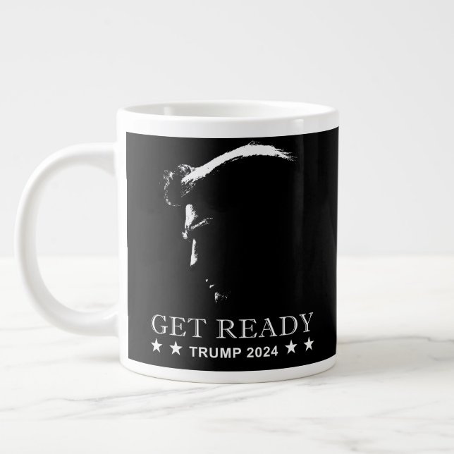 Get Ready: USA Donald Trump 2024 Coffee Mug (Left)