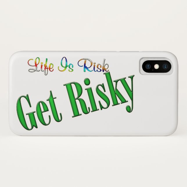 Get Risky Case-Mate iPhone Case (Back (Horizontal))