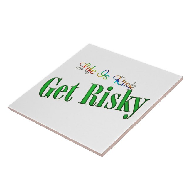 Get Risky Ceramic Tile (Side)
