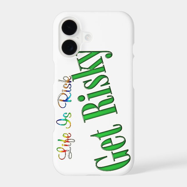 Get Risky Iphone Case (Back)