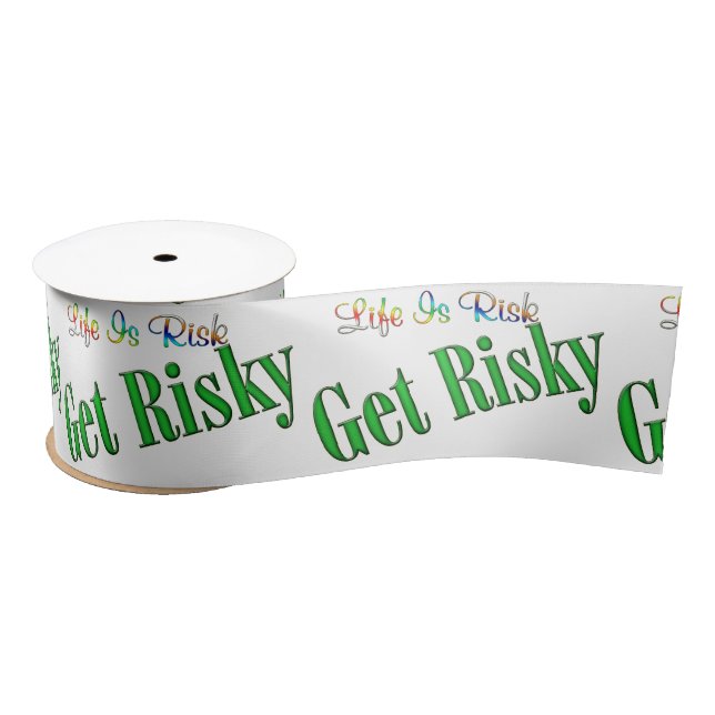 Get Risky Satin Ribbon (Spool)