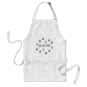 Get set bake colorful cupcakes adult apron