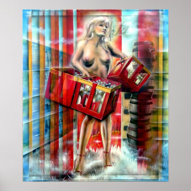 get some... print, druck, kunstdruck, poster, art poster (Front)