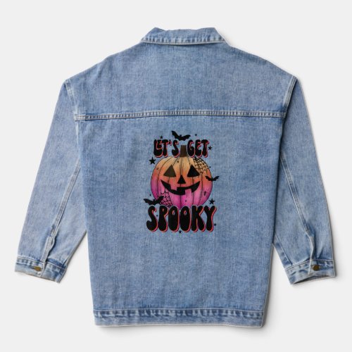 Get Spooky  Denim Jacket