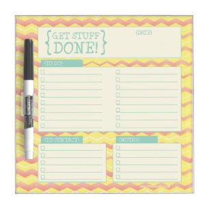 Get Stuff Done - Dry Erase Board