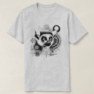 Get Swamped Lemur Sacred Geometry T-Shirt