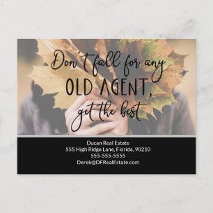 get the best! real estate marketing sell  postcard