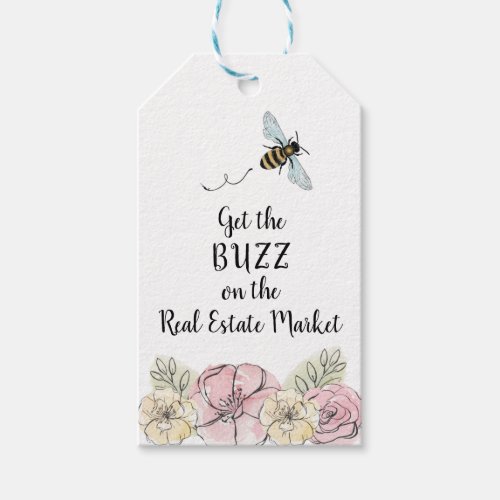 Get the Buzz on the Real Estate Market Gift Tags