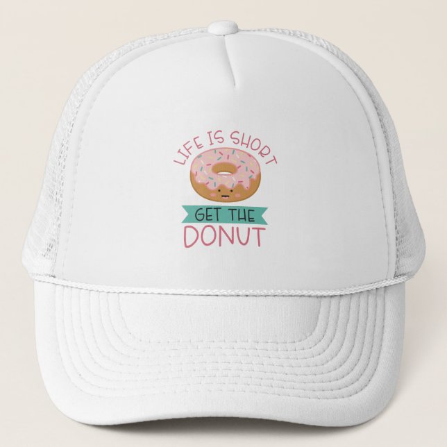 Get The Donut Trucker Hat (Front)