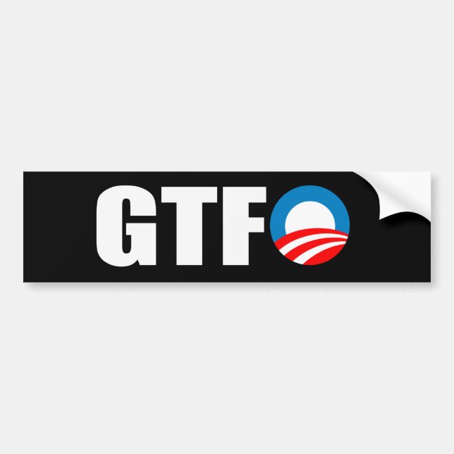 Get the F--- Out Bumper Sticker (Front)